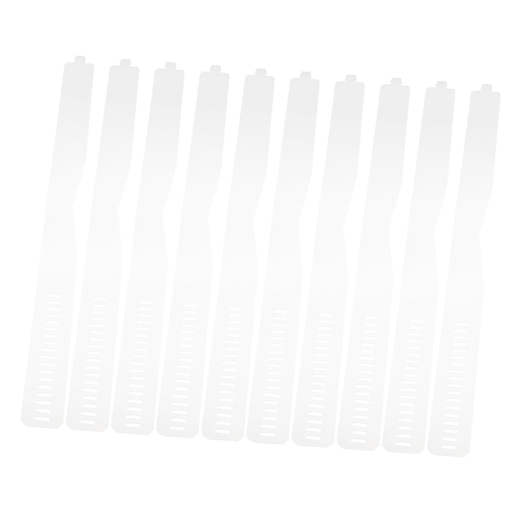IMIKEYA 100pcs Collar Insert for Dress Shirt Collar Suort Rectifier Plastic Strips Shirt Neck Collar Inserts