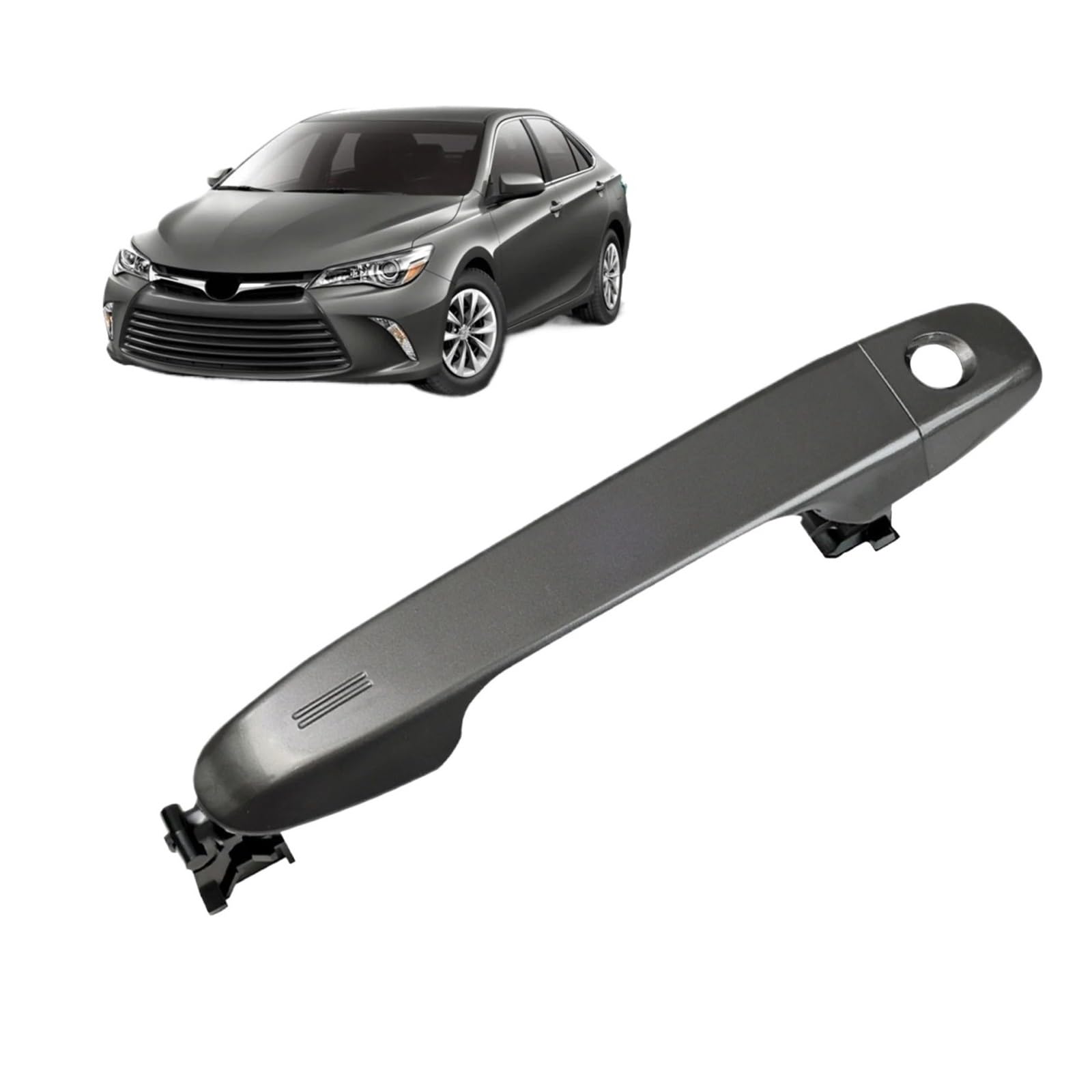 Cgbwmb Gray Exterior Door Handle For Toyota For Camry 2012-2017 Car Front Left Driver Side Exterior Door Handle Replaces 6921106090 6921706370C0(Gray)