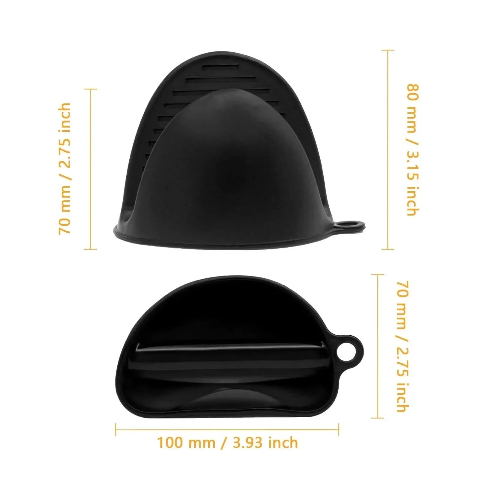 Guanti clip in silicone 2 pz, presina antiscivolo cucina