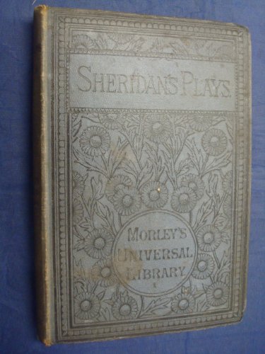 The Plays of Richard Brinsley Sheridan B0006DDBRK Book Cover