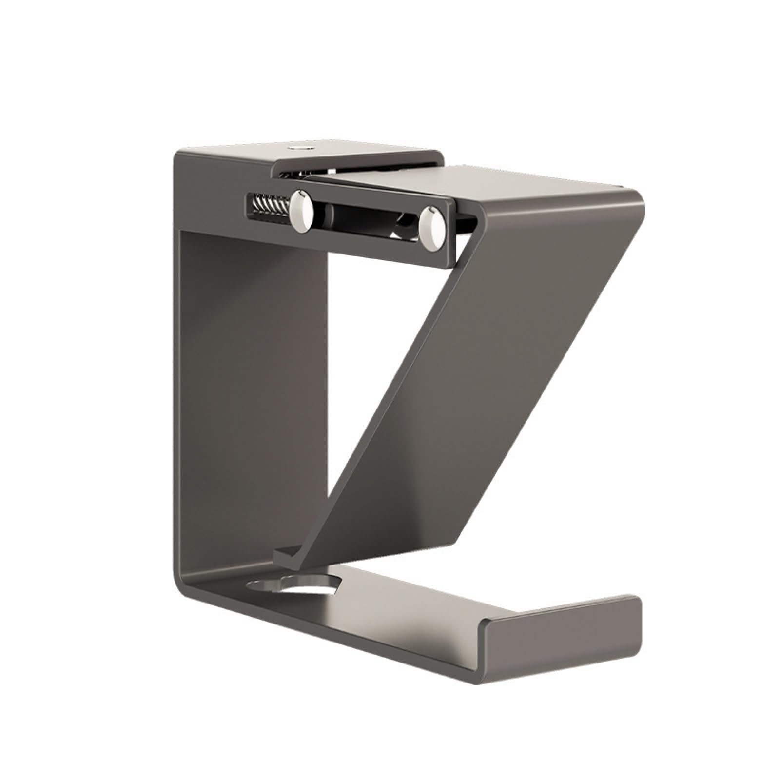 Xinrui Grey Basin Hook Wall, 2Pcs Mounted Storage Rack, Bathroom Organizer, Washbasin Hanging Holder, Carbon Steel Self Adhesive No Drill Kitchen Towel Organization Hanger, 3.15Inch(Grey)