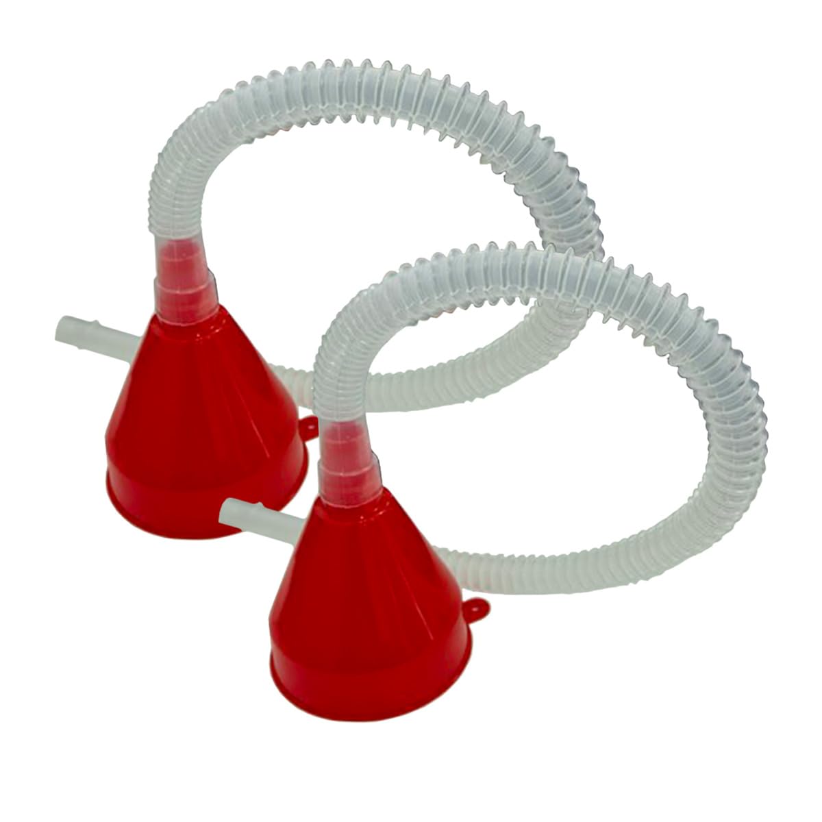 Photo 1 of **FUNNELS ONLY*** Plastic Fuel Funnel with Long Hose, Wide Mouth Plastic Oil Funnel, Flexible Funnel Universal for Automotive Gasoline Diesel Water Engine Oil Gas Fuel Fluid Liquid Transmission (2PCS)