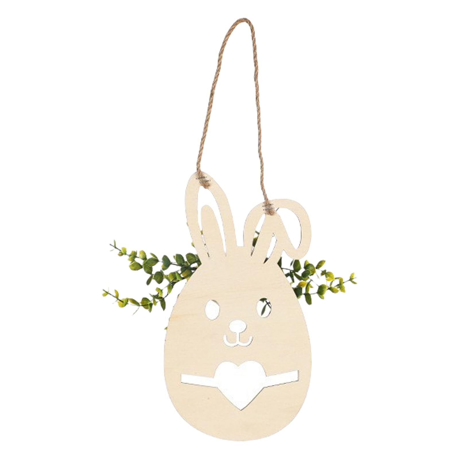 Buxuaaaa A Buxuaaa Unique Easters Hanging Door Sign Ornament With Rabbits Designs For Front Door Nd Indoor Spring Decors Farmhouses Styles Seasonal Hanger