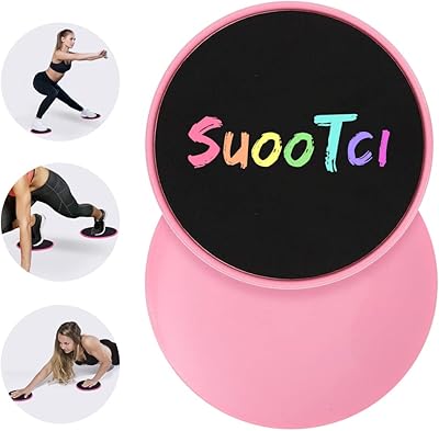 SuooTci Core Sliders for Working Out - 2-Pack Exercise Sliders Fitness Discs .Core Sliders for Yoga, Pilates, Gym, Home.