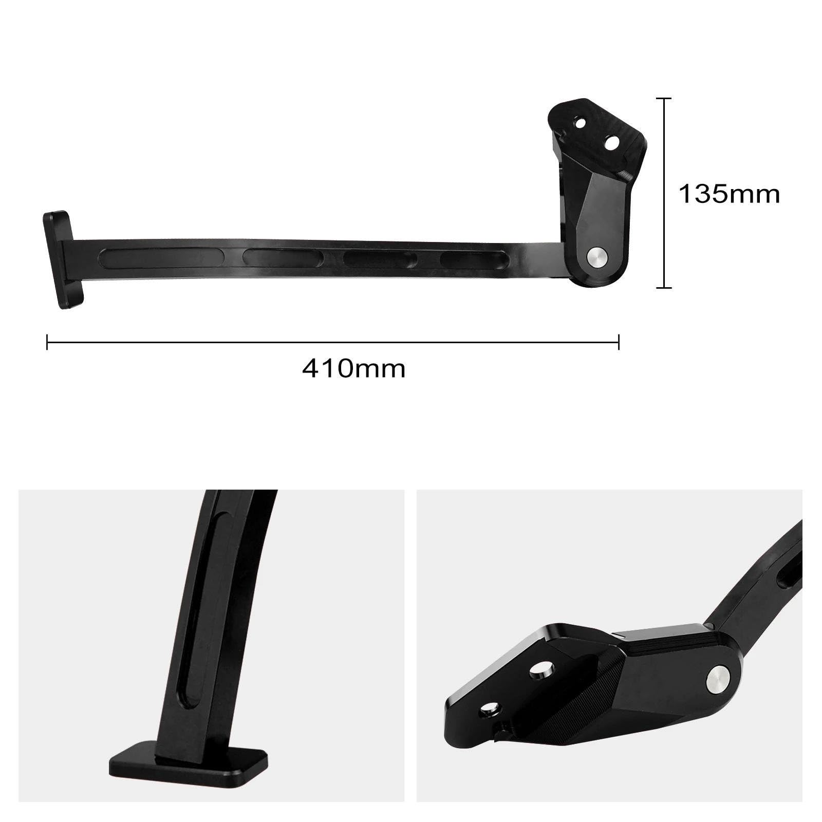 Rivestimenti Laterali Moto Cavalletto Kick Side Stand Staffa per CRF250R CRF450R 2013-2018 CRF450RWE 2019-2020 CRF 250R 450R 450RWE(Nero)