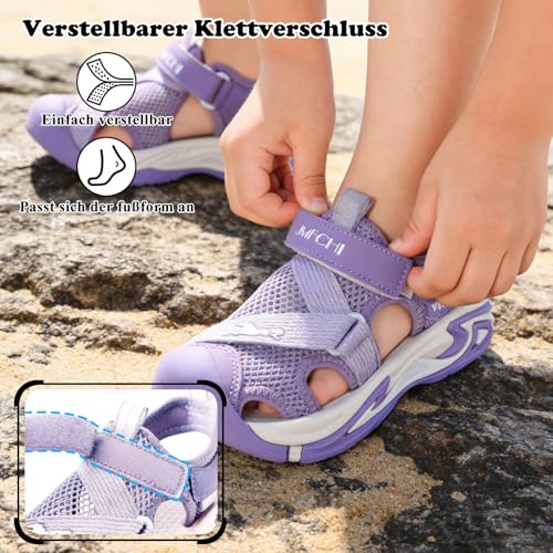 Sandales de trekking garçon violettes JMFCHI pointure 35