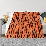 Regalo premuroso per i propri cari: la coperta ultra morbida in micro pile tigre a strisce arancioni con stampa è un ottimo regalo per familiari e amici. La sua consistenza super morbida e il design elegante con stampa completa lo rendono un regalo sentito per qualsiasi festival o sorpresa quotidiana.