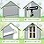 JUMMICO 6x4 FT Outdoor Storage Shed with Floor – Lockable Resin Garden Shed, Waterproof Plastic Tool Storage for Patio, Backyard & Lawn