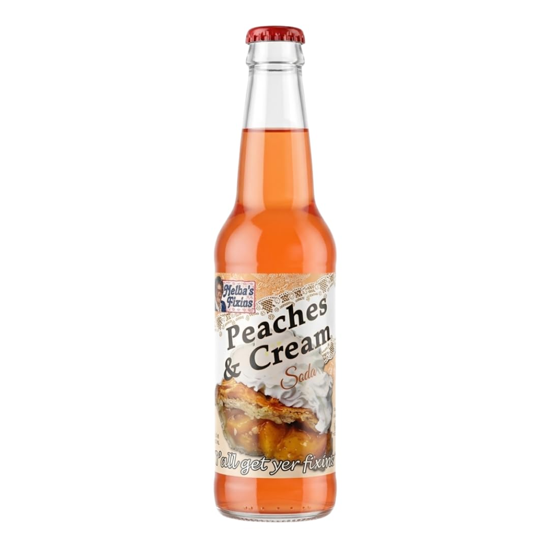 Amazon.com : Rocket Fizz Melba's Fixins Peaches & Cream Soda