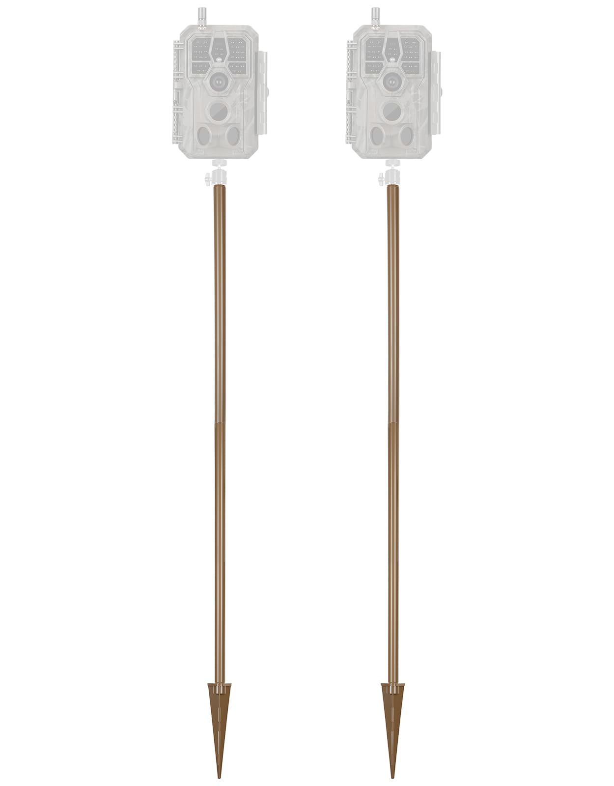 Piquets de trépied caméra extérieur en lot de 2 réglables 106cm - 8