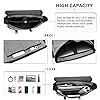 Kono Laptop Messenger Bags Men's Shoulder Bag Fits 15.6 Inch Laptop Water Resistant Anti Theft Cross Body Satchel Briefcase for School Travel Work (Grey) #4
