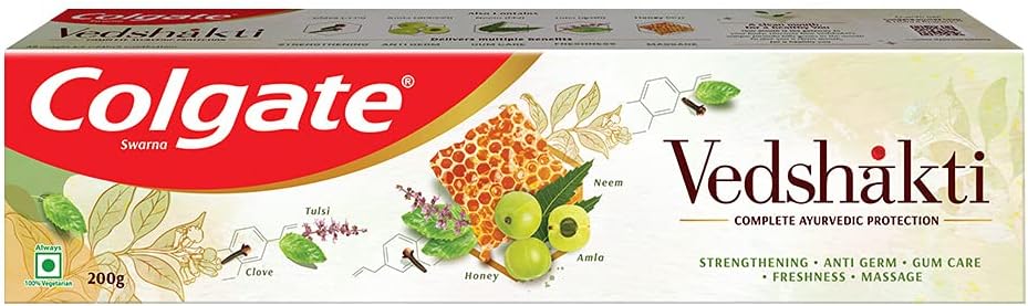 Colgate Swarna Vedshakti Toothpaste - 200gm