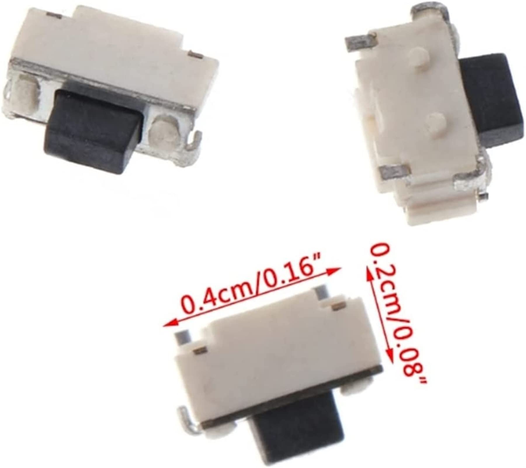Pulsante Interruttore di Alimentazione 10 Pezzi / 1 Set Pulsante tattile Laterale Micro SMD SMT Interruttore tattile 2x4x3.5mm