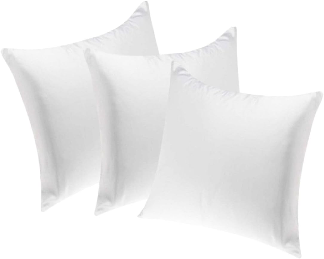 JDX Soft Quality Premium Fiber Compressed Cusion Set of 3-16x16 Inches