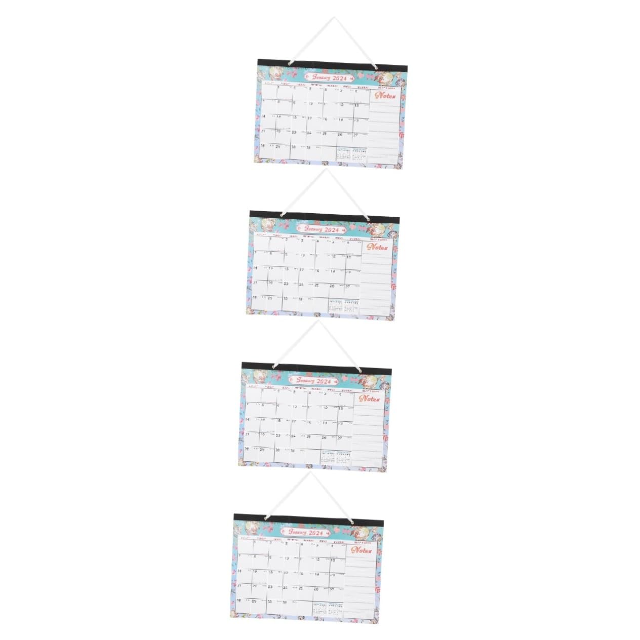 VILLCASE 4stücke Wandkalender Monatlicher Hängender Kalender Für Zuhause Und Praktisch Für Notizen Und Erinnerungen Dekorativ Und Einfach Zu Verwenden