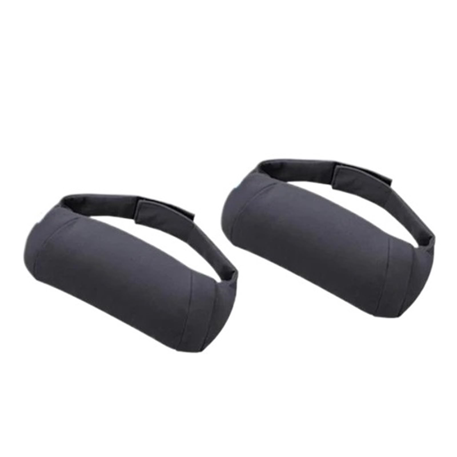 KAUWYEHD Car Seat Accessories Fit For Volvo XC60/XC90/S60/S90/V60/V90/XC40/C40 Car Suede Headrest Neck Pillow(Black-2pcs)