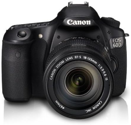 Canon EOS 60D Digital SLR Camera (Inc EF-S 18-135mm f/3.5-5.6 IS Lens Kit) (Renewed)