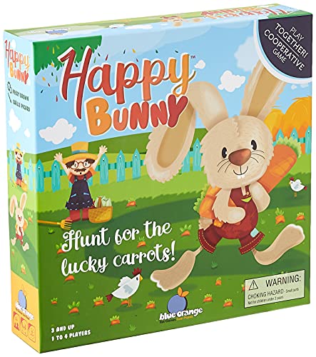 Juego de Mesa Cooperativo Happy Bunny para Niños y Familia miniatura 1