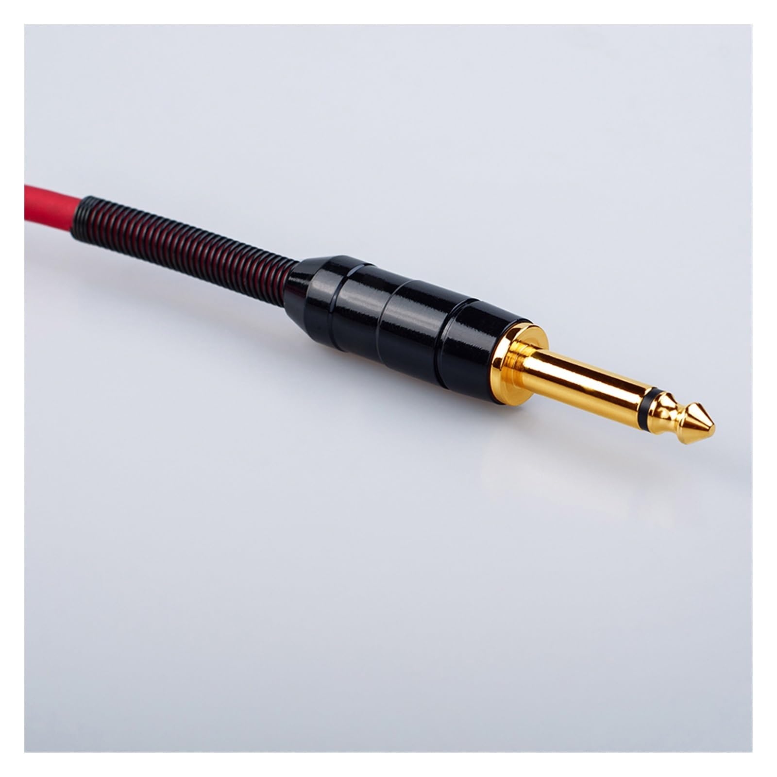 Professionelles Gitarren-Audiokabel 6M Gitarrenkabel Rauschunterdrückung Instrumentenkabel Für E-Gitarre Bass 6,35 Mm Stecker Gitarren-Audiokabel (Color : C)