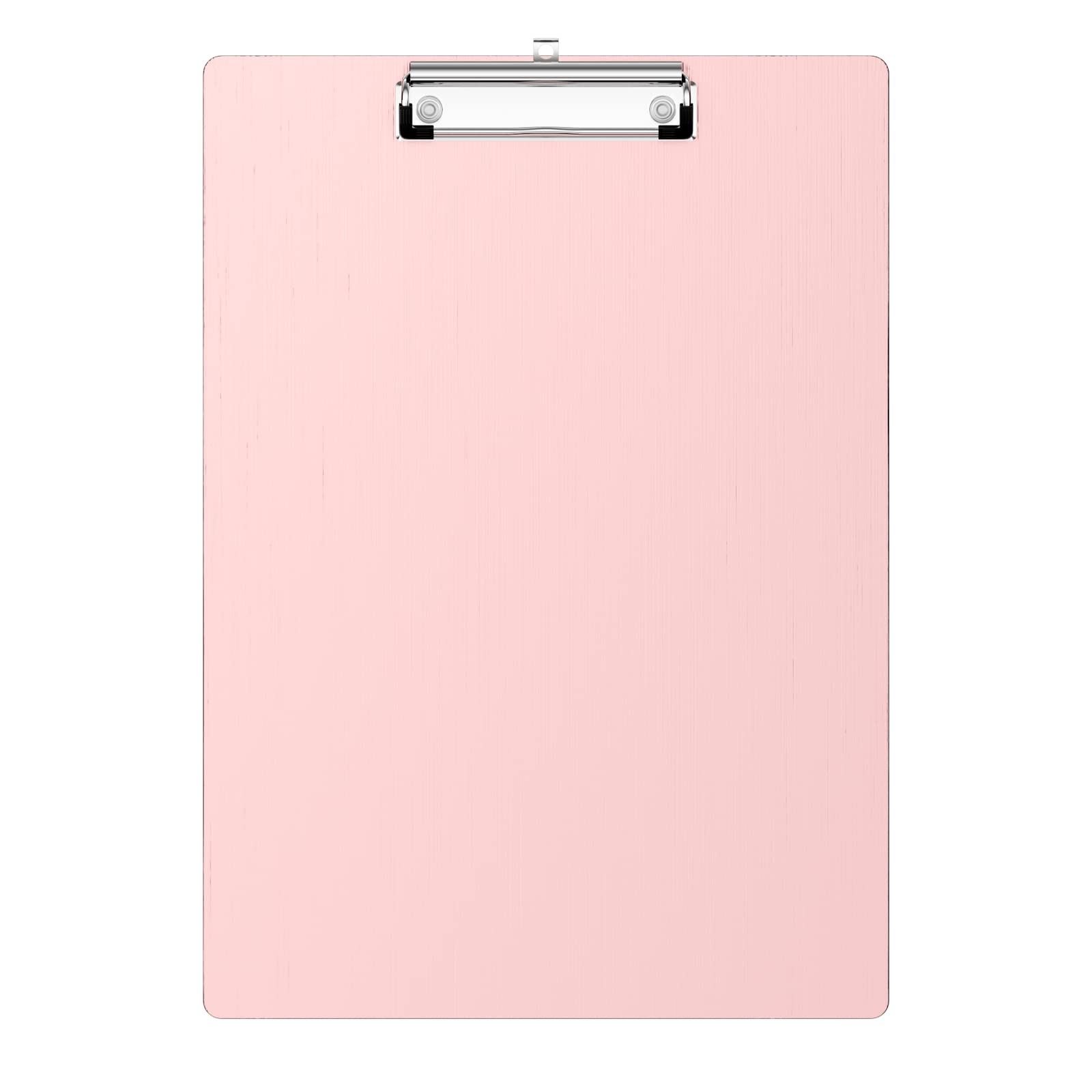 Hongri Aluminum Clipboard, Pink Clip Board, Metal Construction Clipboards with Low Profile Metal Clip, 12.5 x 9 Inch Letter Size, Office Supply, Contractor Clipboard.(Pink)