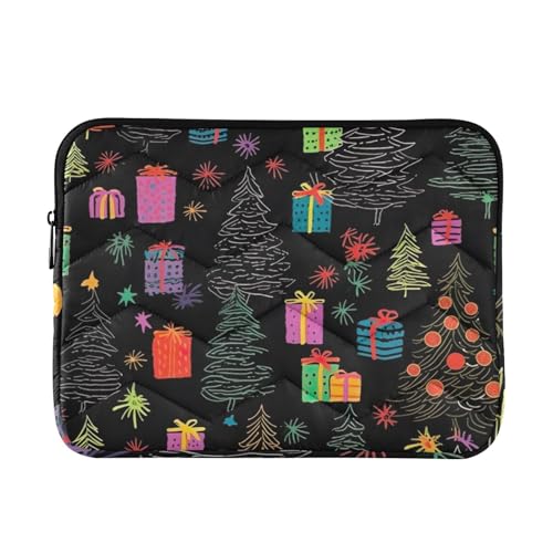 Funda para laptop 13-14 pulg impermeable con diseño negro