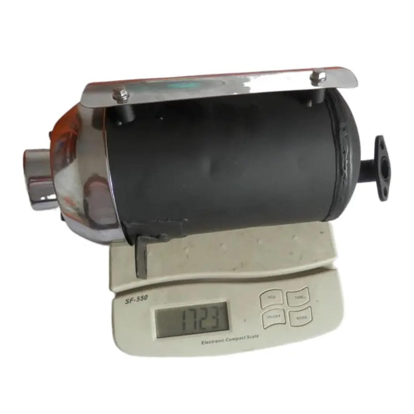 Silenciador de escape de 2 kW, estilo silencioso, reduce el ruido, compatible con generadores H0-nda GX160, GX200, 168F y 3 kW 3800, con protector de arandela y colector.