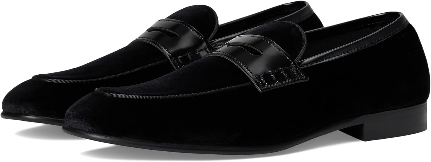 Steve Madden Mens Santee Dress Loafer, Black Velvet, 10 - Image 13