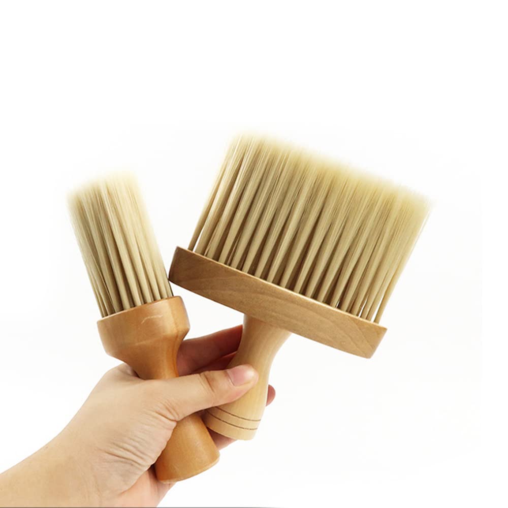 Barber Neck Dust Brush Kit, Professional Barber Neck Duster Soft Cleaning Spazzola per Barbiere Parrucchiere Strumento di Pulizia per Parrucchieri