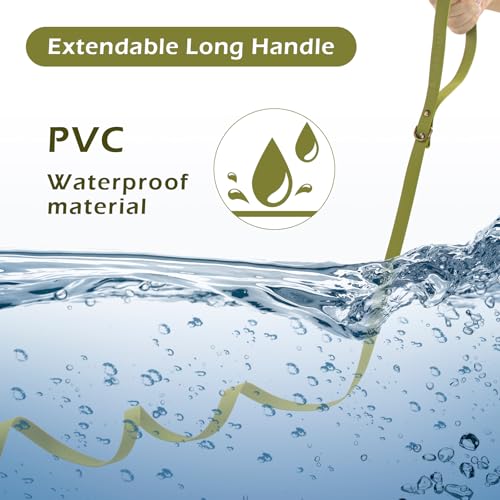 Wisedog Schleppleine für Hunde,Robuste, Wasserabweisende Lange Hundeleine Übungsleine für Hunde Grün 3m