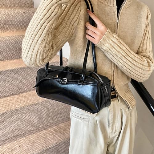 Womens Underarm Small Shoulder Autumn Winter Armpit Top Handle Handbags Trendy Commuting Retro Purse3