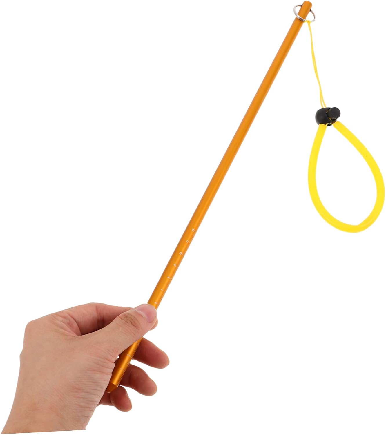 Subaquatic Pointing Tool with Noise Maker for Scuba Diving Lobster Luring Rod Nylon Strap for Efficient Underwater Communication