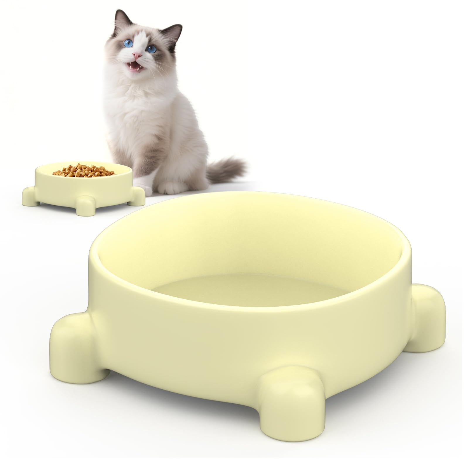 PETVENTURE Höhenverstellbarer & neigbarer Hundenapfhalter mi