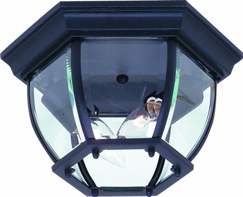 Artcraft Lighting Classico Outdoor Hexagonal Ceiling Mount, Black