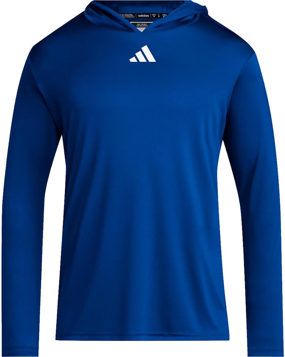 adidas red and white long sleeve