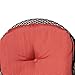 Sundale Outdoor Rocker Olefin Cushions and Pillow, Lawn Wicker Furniture-Steel Frame, Brown, Red Patio Rocking Chair