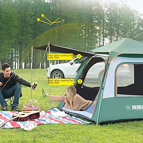 Carpa automática resistente lluvia para 3-5 personas miniatura 4