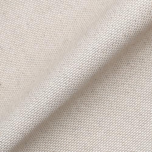 Image of Aida Cloth 14 Count Cross Stitch Fabric,19x28inch (14CT,Oatmeal)