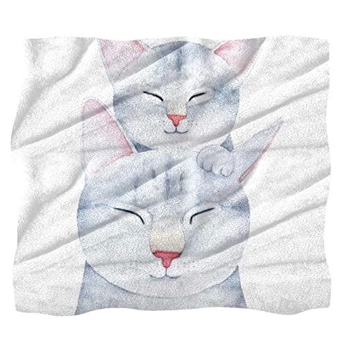 Couverture de lit dessin animé chat idée cadeau anniversaire enfant - 2