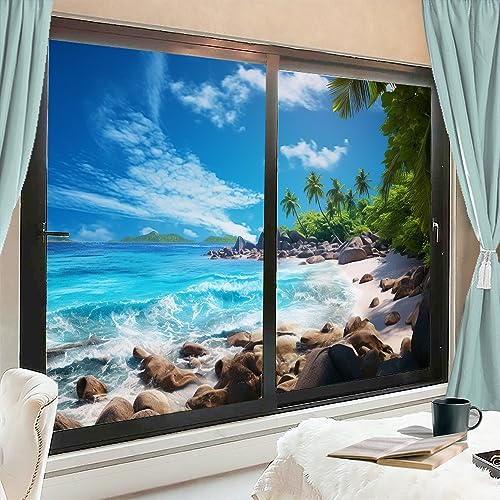 Vinilo decorativo Dunmat efecto vidrieras 35.4x63 pulgadas x2 miniatura 1