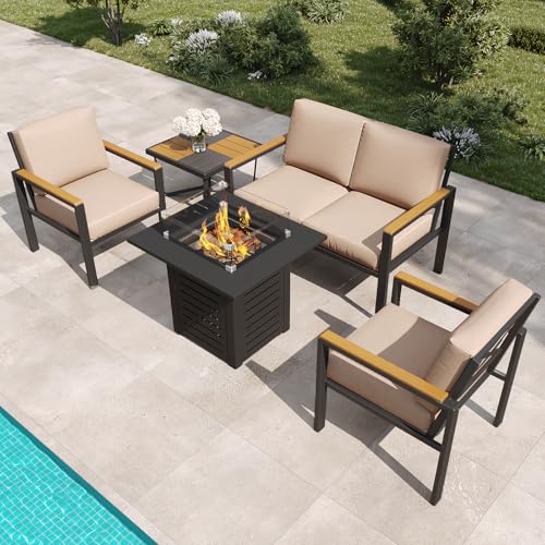 Maison Backyards 5-Piece Modern Patio Furniture Set