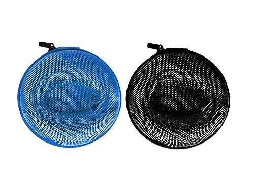 LATRAT 2 Stück Tragbare Uhrenbox, Runde Uhrenetui, Reisen Watch Fall, Gepolsterte Uhrenbox, von Uhren Smartwatches Kopfhörer Halskette Armband,...