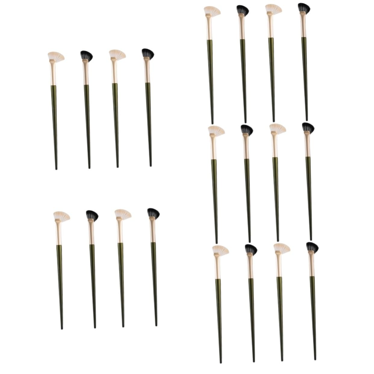 FRCOLOR 5sets Professional Eye Shadow Brush Angled Brush for Nose Contour 4pcs*5