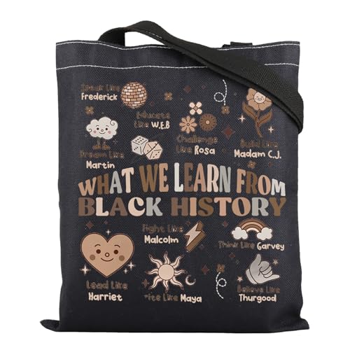 ENSIANTH Black History Month Gift African Black Culture Tote Bag Juneteenth Gift Black Power Gift Black Lives Matter Handbag, Black History Bag, Tote Bag
