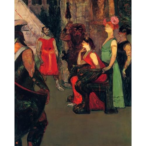 Affiche Toulouse-Lautrec Messaline pour salon et bureau chic