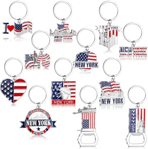 Landical New York Souvenirs Gifts Metal Keychain