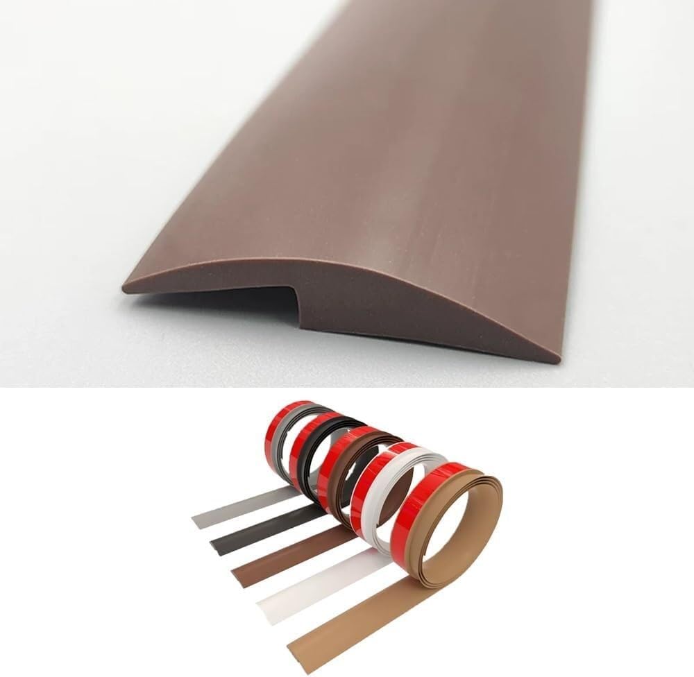 Bordo del tappeto for striscia di transizione autoadesiva for pavimenti interni ed esterni(Brown,300cm*1.4in)