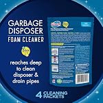 Glisten GLISTEN-DP06N-PB-2/PACK DP06N-PB Garbage Disposer Foaming Cleaner, Lemon Scent, 2-Pack (8 Uses), 2 Pack, Blue, 2 Count