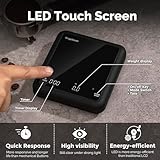 KRYPTEUM Rechargeable Mini Coffee Scale with Timer, 2kg/0.1g Precision Digital Coffee Scales for Espresso, Portable Digital Kitchen Scale with Automatic Timing, Espresso Scales with Four Modes (Black) - Image 7