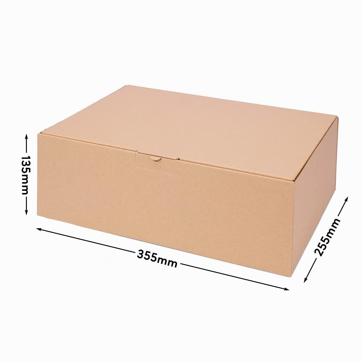 verpacking Boîtes pliantes 350 x 250 x 130 mm marron (dimensions extérieures 355 x 255 x 135 mm) WP 50 carton d’expédition carton DHL Hermes DPD GLS emballage (50 pièces)
