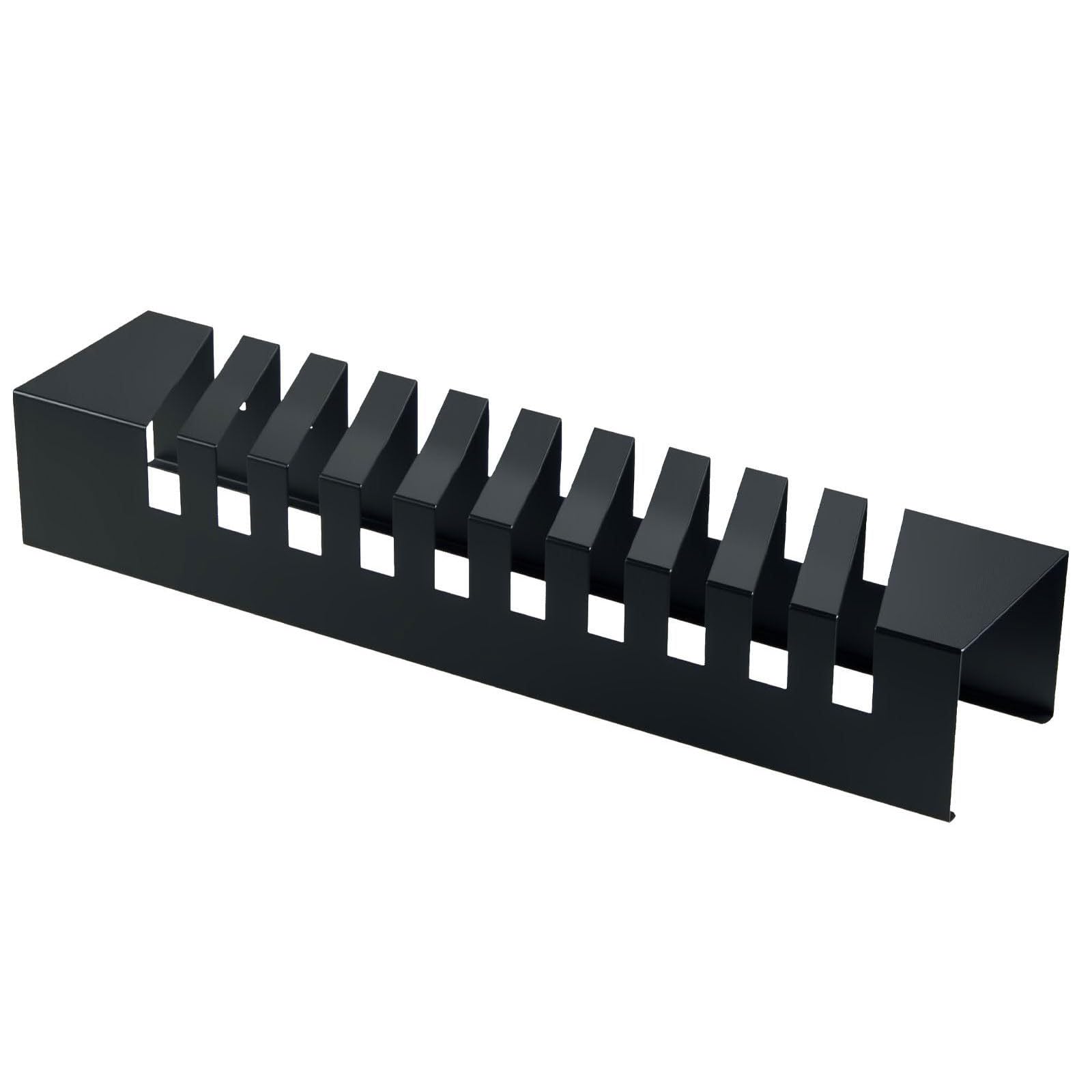Hrtyvhin Multipurpose Tiles Sample Display Shelf Tiles Display Rack 10 Slot Iron Construction Ideal For Retail And Trade Shows Sample Stand